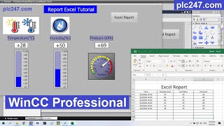 Share Code WinCC Professional Excel Report via VB Script [upl. by Evadnee959]