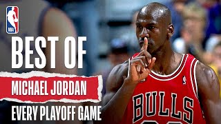 Best of Michael Jordan’s Playoff Games  The Jordan Vault [upl. by Nero]