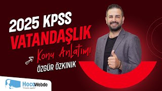 49 KPSS 2025 VATANDAŞLIK ÖZGÜR ÖZKINIK KAMU GÖREVLİLERİ [upl. by Iddo]