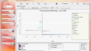 Haushaltsbuch MyMicroBalance Zusatzfeature Diagramme [upl. by Nilerual333]