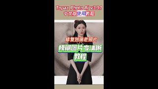 Topaz Photo Al v331 简体中文版使用教程 [upl. by Aneras]