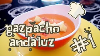 La mejor receta de gazpacho del mundo  Recetas de cocina fáciles [upl. by Rubia]