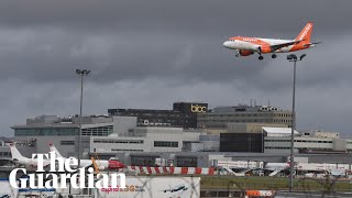 Gatwick reopens after more drone disruption [upl. by Dina130]