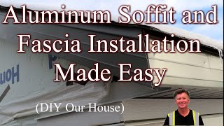 StepbyStep Guide to Installing Aluminum Soffit and Fascia [upl. by Treblig76]