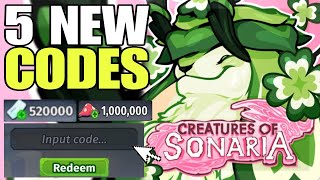 NEW UPDATE CREATURES OF SONARIA CODES  CREATURES OF SONARIA CODE  CREATURES OF SONARIA [upl. by Enotna]