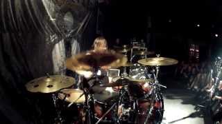 Fotis Benardo of SepticFlesh drums solo Czech Republic  Prague [upl. by Aneeuqal]