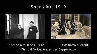 Hanns Eisler 18981962  Spartakus 1919  Score Video [upl. by Ris341]