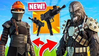 New MACHINE PISTOL Update and STAR WARS Skins 350 CROWN WINS Fortnite [upl. by Toni]