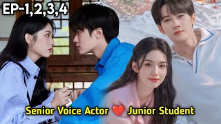 Voice Love 💘 P1💘 Senior Voice Actor ❤️ Junior Student Girl  2023 New Chinese Drama tamil [upl. by Amak]