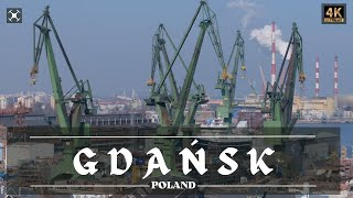 Gdansk  Poland  Aerial Video  4K [upl. by Robyn]