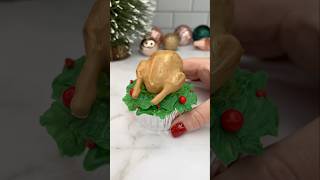 Turkey cupcakes 🦃🧁 cupcake thanksgiving turkey cakeart cakedbyrach shortsfeed cutefood [upl. by Ahsanat]