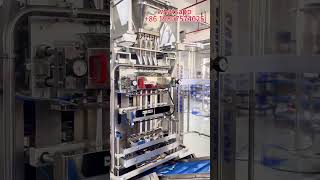 Multi track 4 lines soy milk powder stick bag filling sealing machinepowder stick pouch packing [upl. by Colyer]