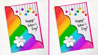 Fathers Day Greeting Card Ideas  Cute amp Beautiful Fathers Day Card  DIY Fathers Day Card 2024 [upl. by Akialam]