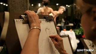 2012 Biennial Nicole Eisenman Figure Drawing Atelier [upl. by Schacker]