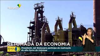 Reativação do altoforno 1 da Usiminas mostra reaquecimento da economia [upl. by Barret720]