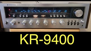 Kenwood KR9400 2 Channel Monster Stereo Receiver Thing kicks ass [upl. by Dareece]