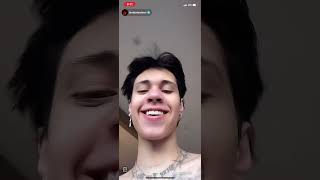 Landon Barker tiktok live stream 11923 [upl. by Okun]