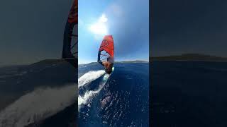 zeusfoilsHarnessStickgybing gopro gopromax windsurf windsurfing [upl. by Schafer586]