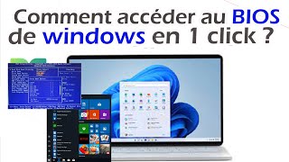 Comment accéder au bios de Windows en 1 click [upl. by Ahseyt]