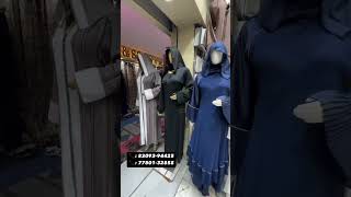 Dilshad burqa 📍 hyderabad sharan market best abaya abaya charminarburqa fashion [upl. by Mairam]