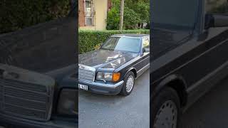 İlginç arabalar 2  W126 Mercedes 300 SEL  Efsane SSerisi shorts [upl. by Ietta]