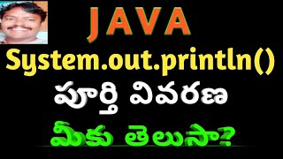 Systemoutprintln in telugu  Maha Computers [upl. by Nicolea]