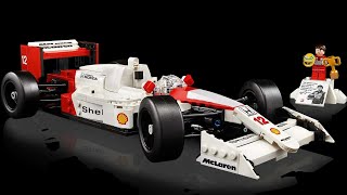 Lego Time Lapse  McLaren MP44 amp Ayrton Senna [upl. by Nywles]