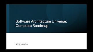 Software Architecture Universe Complete Roadmap [upl. by Norrehc]