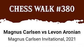 Magnus Carlsen vs Levon Aronian • Magnus Carlsen Invitational 2021 [upl. by Karon]