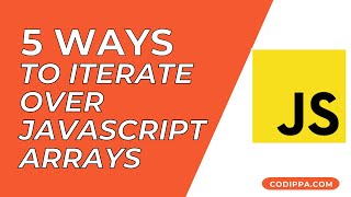 Loop array javascript  Iterate array in javascript in 5 ways [upl. by Anayi]