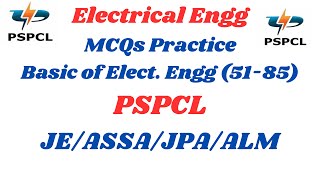 Lecture No 3  MCQs Practice 5185  Basic of Electrical Engineering  PSPCL amp PSTCL JE Exams [upl. by Holmen176]