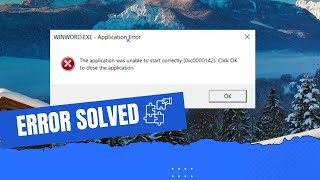 0xc0000142 Error Solution [upl. by Adneral30]