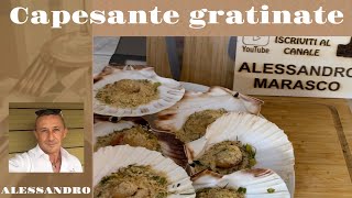 Come fare le Capesante gratinate [upl. by Erdnad]