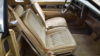 Crazy Automotive Interiors The 198485 Oldsmobile Toronado Caliente amp Its Lamb’s Wool Seats [upl. by Vinia313]