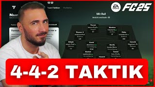 MEINE 442 TAKTIK für defensive KOMPAKTHEIT amp sicheres Aufbauspiel  EA SPORTS FC 25 TUTORIAL [upl. by Elleral]