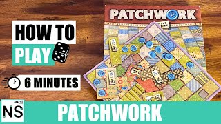 How to Play Patchwork Board Game An Uwe Rosenberg Game [upl. by Wrigley793]