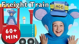 Freight Train  More  Nursery Rhymes from Mother Goose Club [upl. by Riannon]