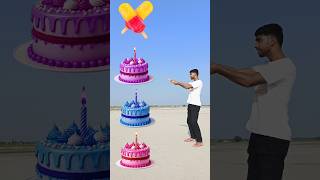 Birthday cake to icecream catbury Popcorn Good day magic video [upl. by Otrebron397]