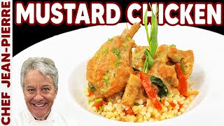 Chicken Braised in a Mustard Sauce is Delicious  Chef JeanPierre [upl. by Shulins448]