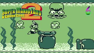 Super Mario Land 2  6 GOLDEN COINS no commentary Part 6 I TURTLE ZONE [upl. by Qidas]