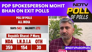 Exit Polls Results 2024  PDP Spokesperson Mohit Bhan On Exit Polls [upl. by Nodnar]