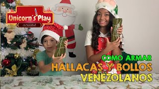 COMO ARMAR HALLACAS Y BOLLOS NAVIDEÑOS DE VENEZUELA [upl. by Eilatan]