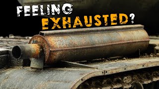 The Most Exhausting Video Ever  Rusty Exhausts With Remnants Of Peeling Paint [upl. by Ecirtnahc]