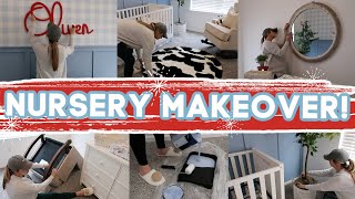 NURSERY MAKEOVER  PLAYFUL  COZY BOY NURSERY  EXTREME NURSERY TRANSFORMATION  Lauren Yarbrough [upl. by Airotcivairam]