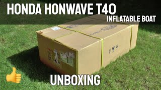 Unboxing the Honda Honwave T40 Inflatable Boat [upl. by Farand993]