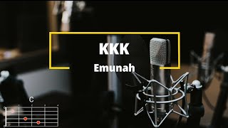 KKK  Emunah  Lyrics and Chords [upl. by Ynwat573]