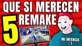 TOP 5 Videojuegos que merecen un REMAKE El 3 es muy random xD [upl. by Benkley568]