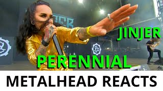 JINJER PERENNIAL  METALHEAD REACTS  Reminds me of SOAD [upl. by Aed641]