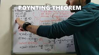 POYNTING THEOREM IN ELECTROMAGNETIC THEORY  POYNTING THEOREM DERIVATION  BTECH APPLIED PHYSICS 2 [upl. by Inglis]