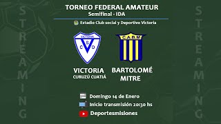 FEDERAL AMATEUR  SEMIFINAL IDA  VICTORIA VS BARTOLOMÉ MITRE [upl. by Buckley546]